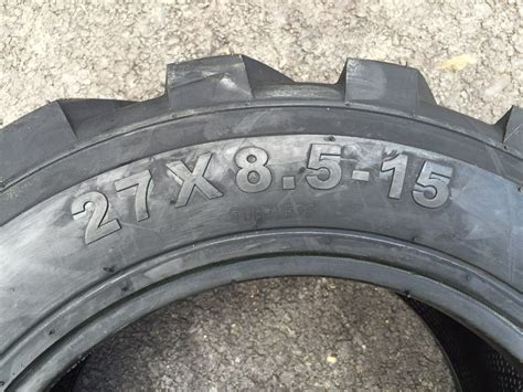 27x8.50-15 skid steer tires used|27x8.5x15 turf tire.